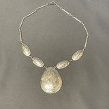 Tammy Nelson, Navajo Oval Concho Necklace, vintage Native American   (SP10)