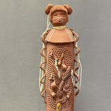 Corn Maiden Clay Sculpture by Pablita (Ta-Nez-Bah) Abeyta, Navajo ca. 1995   (SSC93)