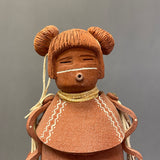 Corn Maiden Clay Sculpture by Pablita (Ta-Nez-Bah) Abeyta, Navajo ca. 1995   (SSC93)