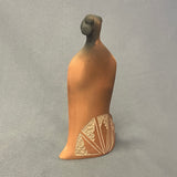 Authentic Native American Smoked and Etched Clay Sculpture   (SSC106)
