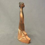 Authentic Native American Smoked and Etched Clay Sculpture   (SSC106)