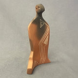 Authentic Native American Smoked and Etched Clay Sculpture   (SSC106)