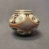 Helen Naha, Hopi/Tewa Pueblo Painted Pot with Traditional Designs  (SSC107)