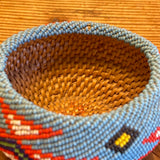 Vintage Beaded Paiute Basket, ca. 1920s-40s  (SSB4)