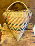 Antique Choctaw Cow-Nosed Berry Basket by Fannie Wesley (SSB7)