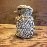 Small Papago Split-Stitch Owl-Shaped Basket with Lid  (SSB10)