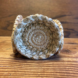 Small Papago Split-Stitch Owl-Shaped Basket with Lid  (SSB10)