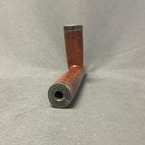 Vintage Lakota Sioux Cutout Wooden Pipe Stem with Inlaid Pipestone Bowl, authentic Native American   (GM346)