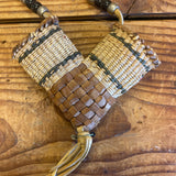 Makah - Northwest Coast Woven basket necklace (SSB20)