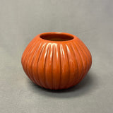 Angela Baca, Santa Clara Pueblo Polished Red Melon Pot  (SSC104)