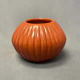 Angela Baca, Santa Clara Pueblo Polished Red Melon Pot  (SSC104)