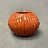 Angela Baca, Santa Clara Pueblo Polished Red Melon Pot  (SSC104)