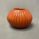 Angela Baca, Santa Clara Pueblo Polished Red Melon Pot  (SSC104)
