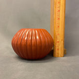 Angela Baca, Santa Clara Pueblo Polished Red Melon Pot  (SSC104)