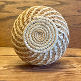 Vintage Tohono O'odham (Papago) Split Stitch Coiled Basket Vase made with Bear Grass and Split Yucca  (SSB26)