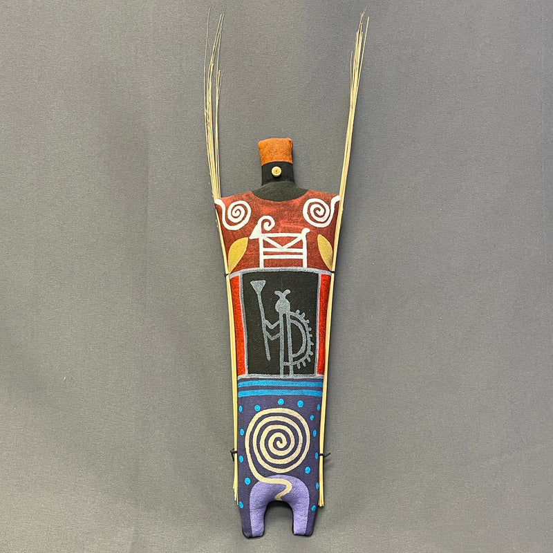 Peter Ray James, Navajo Spirit Doll with Ram Design, authentic Native American  (SSC98)