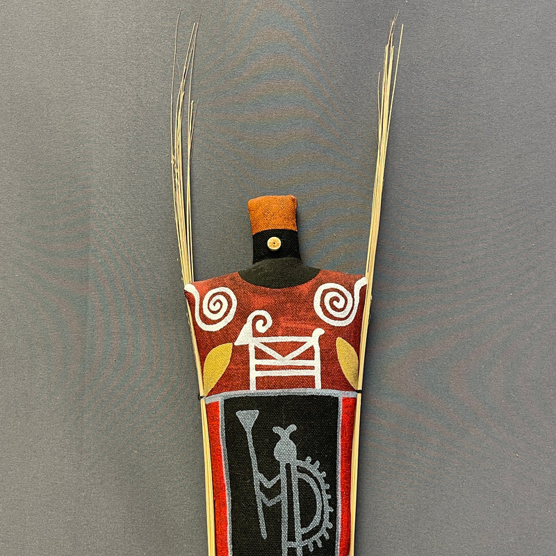 Peter Ray James, Navajo Spirit Doll with Ram Design, authentic Native American  (SSC98)
