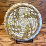 Vintage Tohono O'odham (Papago) Coil Plaque Basket   (SSB37)