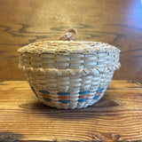 Passamaquoddy Basket with Sweetgrass (SSB41)