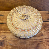 Passamaquoddy Basket with Sweetgrass (SSB41)