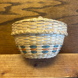 Passamaquoddy Basket with Sweetgrass (SSB41)