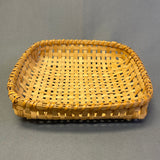 Cherokee River Cane Basket Tray, authentic Native American    (VW105)