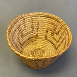 Vintage Papago Coiled Basket, authentic Native American (VW99)