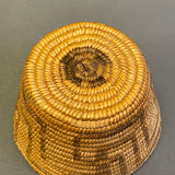 Vintage Papago Coiled Basket, authentic Native American (VW99)