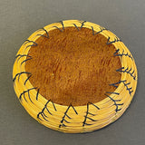 Small Vintage Seminole Basket with Cotton Thread Design, authentic Native American  (VW100)