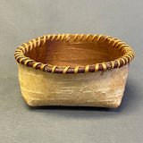 Small Vintage Woodlands Birch Bark Basket, authentic Native American   (VW96)