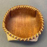 Small Vintage Woodlands Birch Bark Basket, authentic Native American   (VW96)
