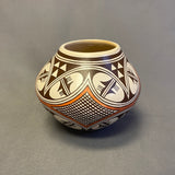 Helen Naha, Hopi/Tewa Pueblo Painted Pot with Traditional Designs  (SSC107)