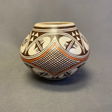 Helen Naha, Hopi/Tewa Pueblo Painted Pot with Traditional Designs  (SSC107)