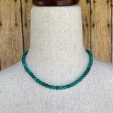 Turquoise Beaded Necklace with Toggle Closure (BH71)