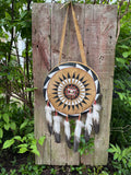 Black War Bonnet Society Shield by Michael Many Horses, Santee Sioux  (WHC15)