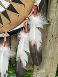 Black War Bonnet Society Shield by Michael Many Horses, Santee Sioux  (WHC15)