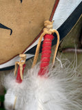 Black War Bonnet Society Shield by Michael Many Horses, Santee Sioux  (WHC15)