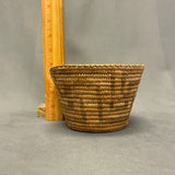 Vintage Papago Coiled Basket, authentic Native American (VW99)