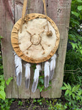 Black War Bonnet Society Shield by Michael Many Horses, Santee Sioux  (WHC15)
