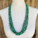 Santo Domingo 4-strand Turquoise Nugget Necklace   (BH80)