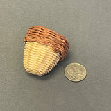 Set of 3 Bessie Russell, Cherokee Basketry and Corn Husk Items, authentic Native American    (SSB55)