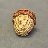Set of 3 Bessie Russell, Cherokee Basketry and Corn Husk Items, authentic Native American    (SSB55)