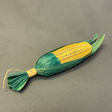 Set of 3 Bessie Russell, Cherokee Basketry and Corn Husk Items, authentic Native American    (SSB55)