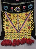 Antique Potawatomi Beaded Bandolier Bag - late 19th century, authentic Native American  (GM232)