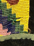 Antique Potawatomi Beaded Bandolier Bag - late 19th century, authentic Native American  (GM232)