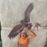 Raymond Chee Carving "Success!" Hopi/Navajo - Fabulous cultural carving by award-winning artist (RS177)