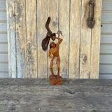 Raymond Chee Carving "Success!" Hopi/Navajo - Fabulous cultural carving by award-winning artist (RS177)