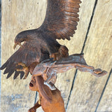 Raymond Chee Carving "Success!" Hopi/Navajo - Fabulous cultural carving by award-winning artist (RS177)