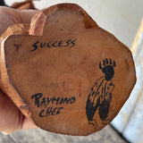 Raymond Chee Carving "Success!" Hopi/Navajo - Fabulous cultural carving by award-winning artist (RS177)