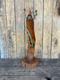 Rainbow Standing Kachina by B. Nichols, Jr., Hopi (Lomadya) - Hopi Rainbow Standing Katsina  (RS188)